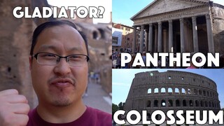 ITALY VLOG - PANTHEON, SPANISH STEPS, COLOSSEUM