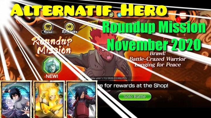 ALTERNATIF HERO || ROUNDUP MISSION NOVEMBER 2020 || NxB NINJA VOLTAGE || #umarhusni #salamUHN