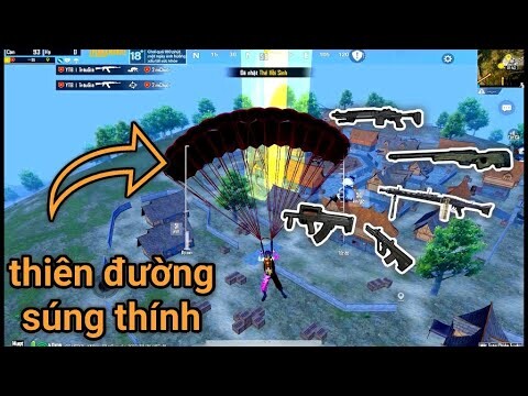 PUBG Mobile - Trải Nghiệm Khu Vực Full Súng Thính Cực Đông | Combo Mạnh Clear Team Là Dễ