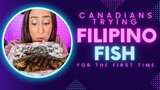 Trying BANGUS & POMPANO Fish | Filipino Food Tasting |