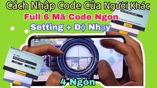 PUBG Mobile | New ✅ Full Code Setting & Độ nhạy Tốt Nhất Của | NhâmHNTV