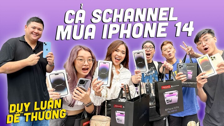 các Richkids Schannel chi gần tỷ đi mua iPhone 14 💸 lần đầu gặp anh Duy Luân Dễ Thương