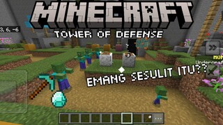 main tower of defense versi Minecraft mod sesusah itu kahh?? ayo kita coba apakah akan menang PART 2