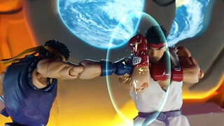 "656 Stop Motion Animation" Ryu VS Ryu tái hiện cuộc chiến giữa các bậc thầy trò chơi điện tử Street