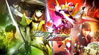 Kamen Rider gaim Gaiden : Kamen Rider zangetsu and baron