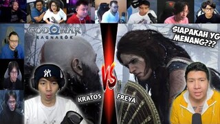 Reaksi Gamer Melihat Kratos Bergulat Melawan Freya | God Of War Ragnarok Indonesia