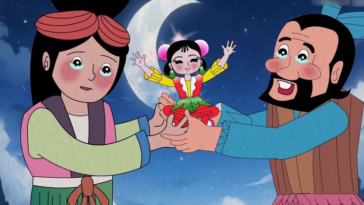The first episode of the self-made animation "King Kong Calabash Sister", adapted from the official 