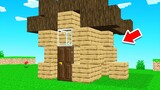 I Built A House with Illegal blocks (Minecraft)