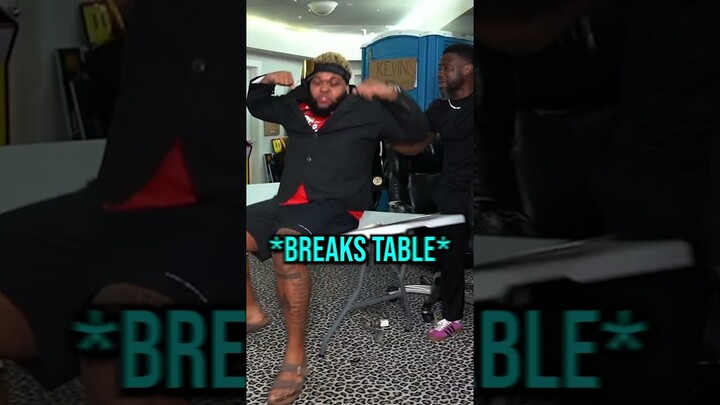 Druski Sits On The Table & Breaks It