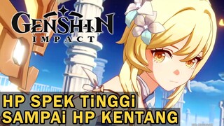 Genshin Impact di HP Android Spek Tinggi Sampai Spek Kentang