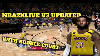 🏀HOW TO UPDATE YOUR NBA2KLIVE ANDROID INTO BUBBLE COURT MOD  || FULL TUTORIAL by SJTECH GAMES