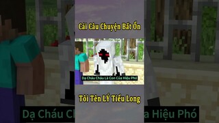 Minecraft Bất Ổn Nhưng Tôi Vượt Rào Trốn Học 🤣 #shorts
