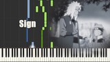 Naruto: Shippuuden Opening 6 - Sign (Piano Synthesia)