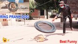 Wow !! Best Prank Ring Prank Dog | Basket Prank Dog | Very Funny Video