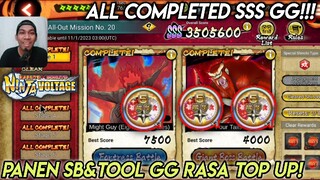 AKHIRNYA AOM COMPLETE SSS SEMUA PANEN SB & TOOL GG RASA TOP UP - NARUTO X BORUTO NINJA VOLTAGE