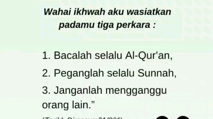 FAEDAH SALAF