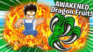 I AWAKENED THE DRAGON FRUIT FOR UPDATE 20! Roblox Blox Fruits