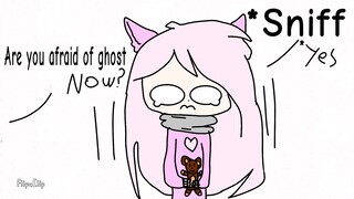 Kitty doesn't afraid of ghost🤣🤣🤣