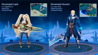 Layla Revamped and Alucard Revamped | New Skills & Short Gameplay - Mobile Legends Bang Bang