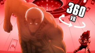 360° REINER TRAINING FOR SEASON 4 PART 2! ARMORED TITAN WORKOUT! Attack on Titan VR