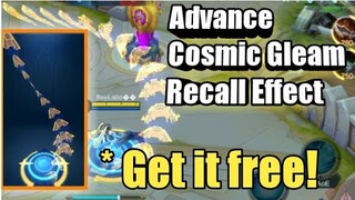 Advance Cosmic Gleam Recall Effect Free! | Gusion | Mobile Legends : Bang Bang