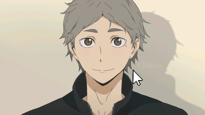 Anak bola voli permainan pseudo-otome Sugawara Takashi