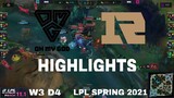 Highlight OMG vs RNG All Game LPL Mùa Xuân 2021 | LPL Spring 2021 | Oh My God vs Royal Never Give Up