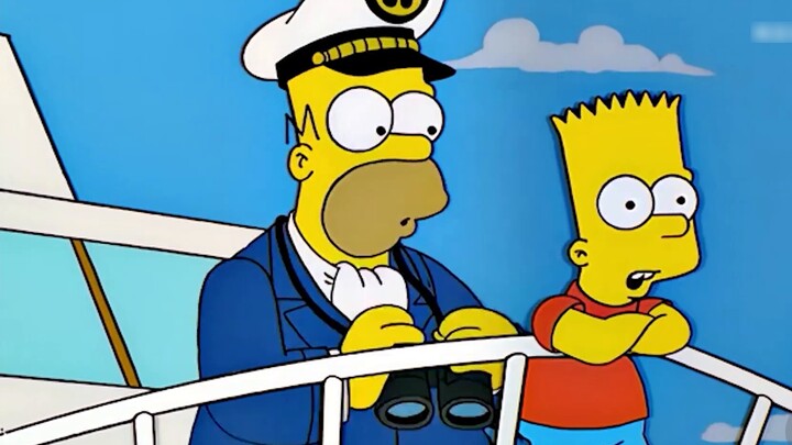 Berlayar ke laut lepas, hindari hukum, dan teriaklah ke penjaga pantai! "Simpsons"