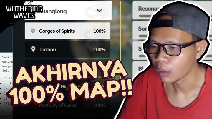 Akhirnya Gue 100% Map di Wuthering Waves! Harusnya Gacha Jinhsi? Union Level 50 Scam?