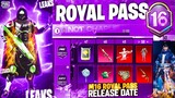 M16 Royal Pass | New Royal Pass Official Release Date | Month 16Rp | Not Charlie | Pubg Mobile