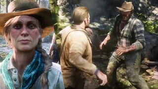 RDR2 Arthur doing the right thing - Red Dead Redemption 2 Camp Event