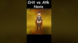 Crit vs atk!! Best Build for C0 Navia? [ Genshin Impact ] #genshinimpact #genshin #dyspro