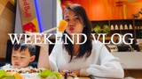 Hạnh Phúc Giản Đơn Là Khi Hẹn Hò cùng Người(s) mình Yêu | Weekend Vlog | Good Sushi, Dave & Buster