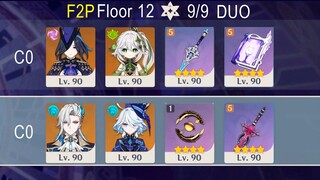 [F2P DUO] C0 Clorinde + C0 Nahida & C0 Neuvillette + C0 Furina | Spiral Abyss 4.7 Genshin Impact