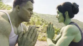 The female Hulk is the real self-confidence, and she can completely explode the Hulk with her streng