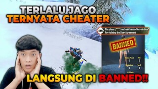 PLAYER INI MAINNYA TERLALU JAGO GAK DISANGKA TERNYATA CHE4TER LANGSUNG BANNED 1O TAHUN - PUBG MOBILE