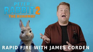 PETER RABBIT 2: THE RUNAWAY - Rapid Fire with James Corden