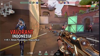 4 VS 1, Retake Pembodohan, Dagang Buah | Valorant - INDONESIA