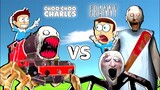 Choo Choo Charles vs Granny - Android Game | Shiva and Kanzo Gameplay