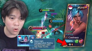 Detik-detik Mythic, Ketemu Supreme 1 Indonesia Karina 5,000 Match!! - Mobile Legends