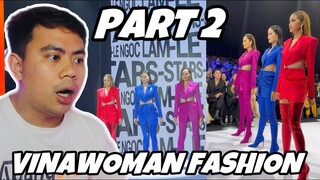 ATEBANG REACTION | VINAWOMAN FASHION SHOW PART 2 COLLECTION OF LE NGOC LAM