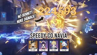 This Speedy Navia Team Might Surprise you! | Genshin Impact