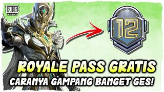 CARA DAPAT ROYALE PASS M12 GRATIS PUBG MOBILE | Giveaway RP M12 PUBG Mobile