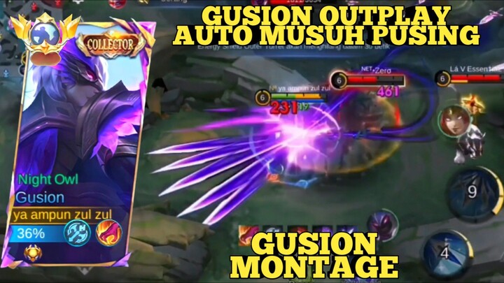Gusion Outplay Auto Musuh Pusing, Gusion Montage