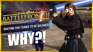 "Waiting For Teams To Be Balanced" 🤣 Star Wars Battlefront 2 Gameplay