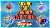Buying 3500 Random Fruits - I need more Fruits!! A One Piece Game