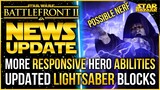 More Responsive Abilities, New Lightsaber Block, Hero Skins Details | Star Wars Battlefront 2 Update