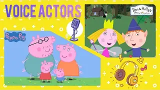 SAME VOICE ACTORS!! Peppa Pig vs. Ben & Holly