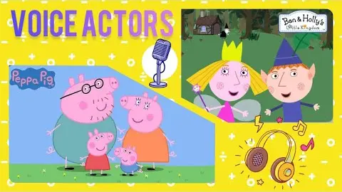 SAME VOICE ACTORS!! Peppa Pig vs. Ben & Holly