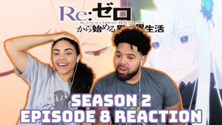 SUBARU TELLS ECHIDNA EVERYTHING! RE:ZERO Season 2 Episode 8 Reaction + Discussion